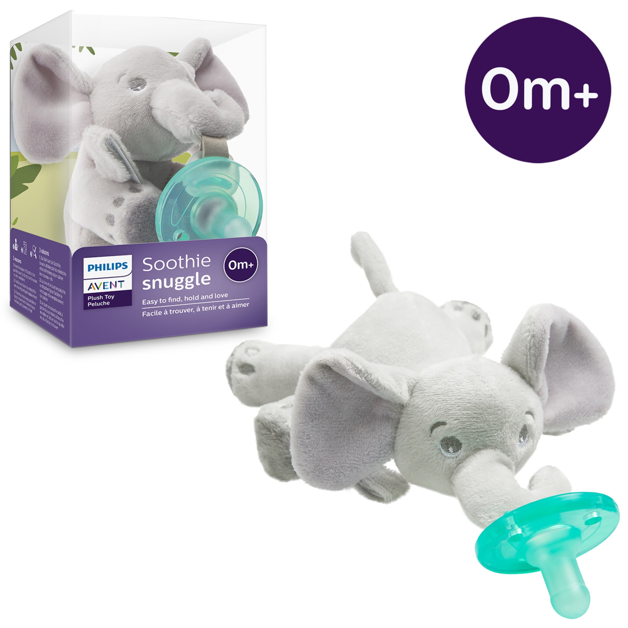 Elephant Avent Pacifier Case Philips Avent Soothie Snuggle