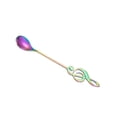 thumbnail image 4 of PTOOTP Titanium Coated Coffee Spoon with Musical Note Handle Assorted Color for Dessert and Tea, 4 of 8