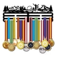 thumbnail image 2 of Estante de exhibición de medallas deportivas, soporte de pared de metal resistente, organizador de medallas de competición, soporte de suspensión decorativo, 2 of 8