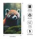 thumbnail image 2 of Balery Forest Plant Raccoon Toalla de Microfibra Premium con Estampado – 27.5x16 pulgadas, Alta Absorción, Suave y Aterciopelada, Secado Rápido, 2 of 6