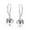 Disco Ball-8MM, variant on 925 Sterling Silver Jewelry Light-Weight Dangle Ball Drop Leverback Earrings for Women 10MM