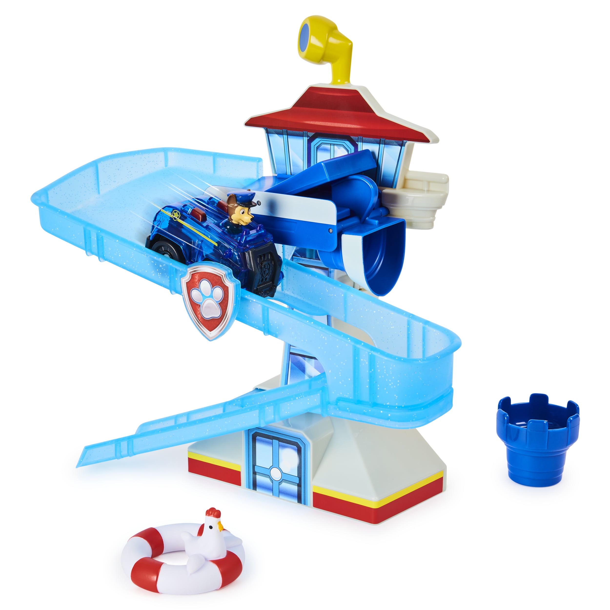 Messy witness Discover PAW Patrol, Adventure Bay Bath Playset with Light-up Chase Vehicle, Bath  Toy for Kids Aged 3 and up - Walmart.com