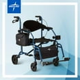 thumbnail image 1 of Medline Excel Traducteur Fauteuil Roulant / Marcheur Combo, 1 of 6