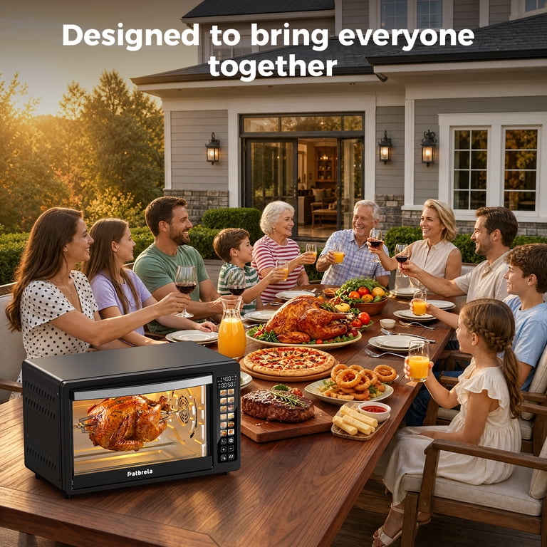 Patbrela 35QT Digital Toaster Oven Air Fryer with Rotisserie photo 6