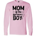 thumbnail image 3 of Inktastic Mom of the Birthday Boy with Balloon Long Sleeve T-Shirt, 3 of 5