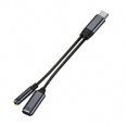 thumbnail image 1 of USB C Splitter Type C Double Plug 100W Fast Charging Adapter Splitter Cable Type C Male to Double Female Cable for Phone, 1 of 3