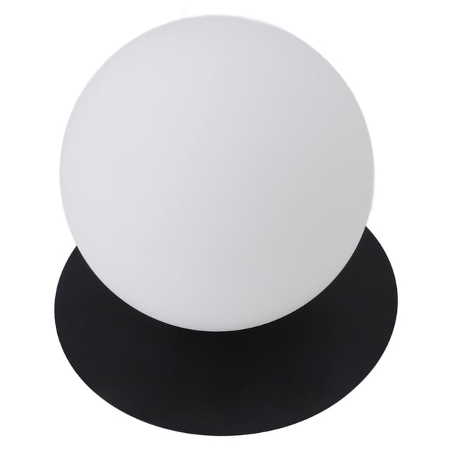 Ceiling Light, Glass and Iron Globe Glass Hallway Light Wide Application Simple Appearance 85-265V Easy Installation Durable 12cm G9 Base for Bedrooms