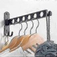 thumbnail image 1 of 2024,wall Mounted Clothes Rack, Wall Hanger Drying Rack, 90 Rotation Wall-mounted Foldable Clothes Rack, 1 of 4