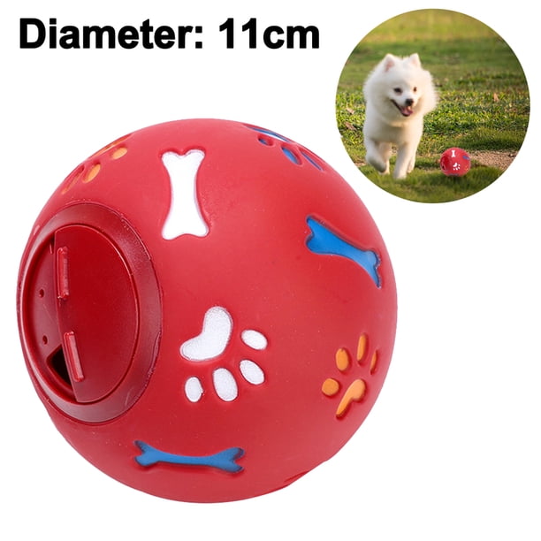 Bola de rompecabezas de comida Zhivalor 11 cm de diámetro rojo