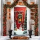 thumbnail image 4 of Uuiauoio Festive Christmas Door Cover with Design,Polyester Door Curtain for Holiday Home Decor, Seasonal Wall and Entryway Decoration for Parties and Family Gatherings,Festival Party Decoration, 4 of 6