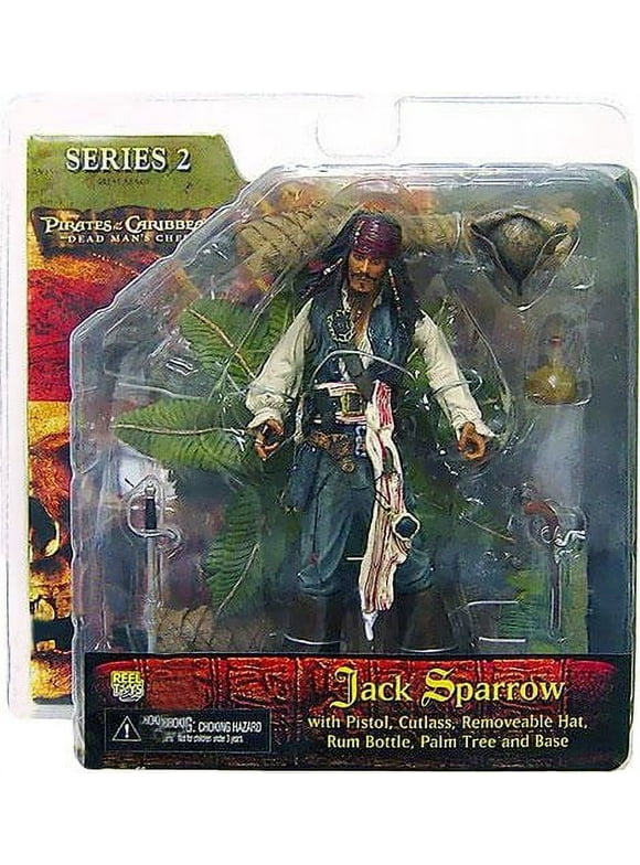 NECA Pirates of the Caribbean Series 2 Captain Jack Sparrow Action Figure