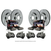 Power Stop KCOE2729 Autospecialty By Power Stop 1-Click OE Replacement Brake Kit w/Calipers; Front And Rear;