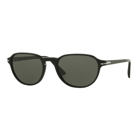 Persol Sunglasses PO3053S / Frame: Black Lens: Polarized Green (52mm)