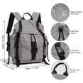 thumbnail image 2 of AUXDIQ Hiking Backpack 16L Lightweight Backpack Travel Daypack for Women Men Grey, 2 of 6