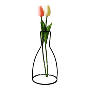 Flower Decoration Black Art Plant Stand Holder Iron Wire Flower Vases