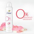 thumbnail image 4 of Dove 0% Aluminum Women's Deodorant Spray, Rose Petals, 4 oz, 4 of 9