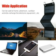 MDHAND 80W Foldable Portable Solar Panel with USB Port for Outdoor Camping RV Travel