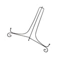 thumbnail image 1 of Caballete De Hierro Soporte De Exhibición Clásico Para Platos, Cuencos, Marcos, Libros, Ilustraciones, Negro, 4-12 Pulgadas, 1 of 7