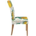 thumbnail image 3 of RYLABLUE Colorful Butterfly Stretch Chair Cover Protector Seat Slipcover for Dining Room Hotel Wedding Party Set of 6, 3 of 5