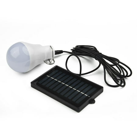 

15W Solar Power Emergency Led Bulb Lamp Light Charged Outdoor Camping +Battery