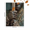 thumbnail image 3 of Black Hand With Golden Royal Sword Canvas Print, African Royalty Elegant Home Living Room Wall Decor Art, 3 of 8