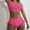 Pink, variant on iTNHFP Cover Ups for Swimwear Women Swimdress Coverups Women High Waisted Bikini Sexy Push Up Two Piece Swimsuits Vintage Swimsuit Two Piece Retro Ruched High Waist Print Bikini Set