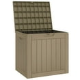 thumbnail image 4 of vidaXL Outdoor Storage Box Patio Furniture Garden Storage Chest Polypropylene, 4 of 8