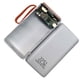 thumbnail image 1 of Cateissary Caja portátil del banco del poder de carga DIY de 2/4 ranuras para que las baterías 2/4x21700 lleven hechas de primera calidad Baterías de general 2 ranuras blancas, 1 of 6