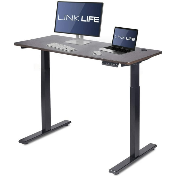 Osina Electric Standing Desk Frame Electric Workstation Two Leg Standing Desk Two Motors With Memory Settings And Retractable Sitting Stand Height Adjustment 48x24 In Table Board Walmart Com Walmart Com