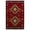 Red, variant on Southwestern Medallion Ultra-Soft Indoor Area Rug or Runner, 3' x 5', by Blue Nile Mills