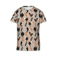 thumbnail image 4 of Wukai Funny Chicken Youth Unisex Short Sleeve T-Shirt for Boys, Girls, Teens, and Kids-X-Small, 4 of 7