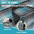 thumbnail image 3 of XiHAMA 6 Pack Extra Large Moving Bags with Zippers & Carrying Handles Backpack Straps, Heavy-Duty Storage Tote for Space Saving & Storage, Alternative to Moving Box, 3 of 6