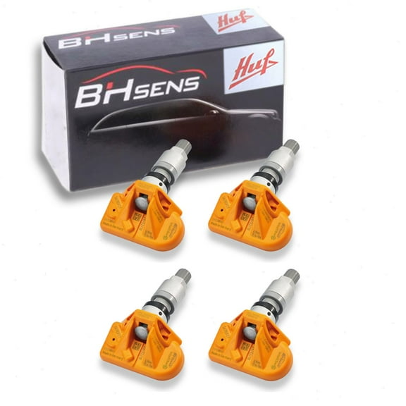 4 pc Huf TPMS Sensors compatible with Toyota Camry 2015-2020 - Orange