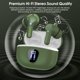 thumbnail image 3 of Auriculares inalámbricos, Bluetooth 5.4, estéreo de alta fidelidad, auriculares Bluetooth con micróf, 3 of 7