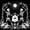 Black White 05, variant on Homewish Halloween Skull Bats Twin Duvet Cover,Moon Stars Twin Bedding,Black White,Black Reversible,2pcs,1 Duvet Cover and 1 Pillowcase