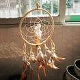 thumbnail image 7 of Diy Crochet Feather Dream Catcher Kit Hanging Decoration Wall Ornament Background Decor Living Room Bedroom Home Decor, 7 of 7