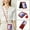 Red, variant on for Samsung Galaxy Z Flip 7 Case with Card Holder, Wristband & Shoulder Strap Drop Proof, Multifunctional Slim PU Leather Shockproof Protective Case Cover for Women Girls for Z Flip 7, Purple