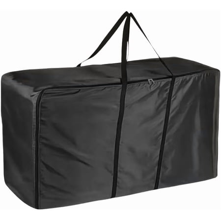 Hay Bale Storage Bag with Zipper Large Oxford Cloth Hay Bag with Carry Handles Waterproof Feed Storage Bag for Hay Straw Fodder and Livestock Supplies