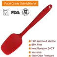 thumbnail image 3 of Silicone Dough Scraper Set, High Quality Silicone Spatula Small Heat Resistant Non Stick Rubber Spatulas Bpa Free Silicone Spatula Seamless One-Piece Design For Baking Or Cooking, 3 of 6