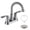 TYPE 3, variant on [ US IN STOCK] Brushed Nickel 4 Inch 2 Handle Centerset Lead-Free Bathroom Sink Faucet, with Copper Pop Up Drain and 2 Water Supply Lines
