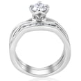 thumbnail image 2 of Pompeii Certified 3/4ct Diamond Solitaire Engagement Ring Set White Gold 7.16grams, 2 of 5