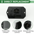 thumbnail image 3 of Resistor del motor del ventilador HVAC Unique Bargains No.79330S5A942 para Honda CR-V para Honda Civic, 3 of 6