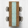 thumbnail image 2 of Creative Products Teal Abstract Waves 16x72 Poly Twill Table Runner, 2 of 3