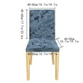 thumbnail image 4 of Labymos 4pcs Printed Chair Cover Soft Milk Silk Home Seat Protector Stretch Anti Dust Watermelon, 4 of 8