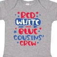 thumbnail image 4 of Inktastic Cousins Crew Red White and Blue 4th of July Boys or Girls Baby Bodysuit, 4 of 5