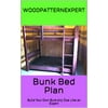 Bunk Bed Standard How-to Book; Paper Pattern Plan to DIY and Easily Build Any Size Bed