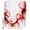 Red, variant on Purple Marble Stone Bathroom Shower Curtains with 12 Hooks Waterproof Shower Curtain for Stalls and Bathtubs Ink Splash Country Marble Abstract Decorative Bathroom Privacy Curtain 36x72 Inches