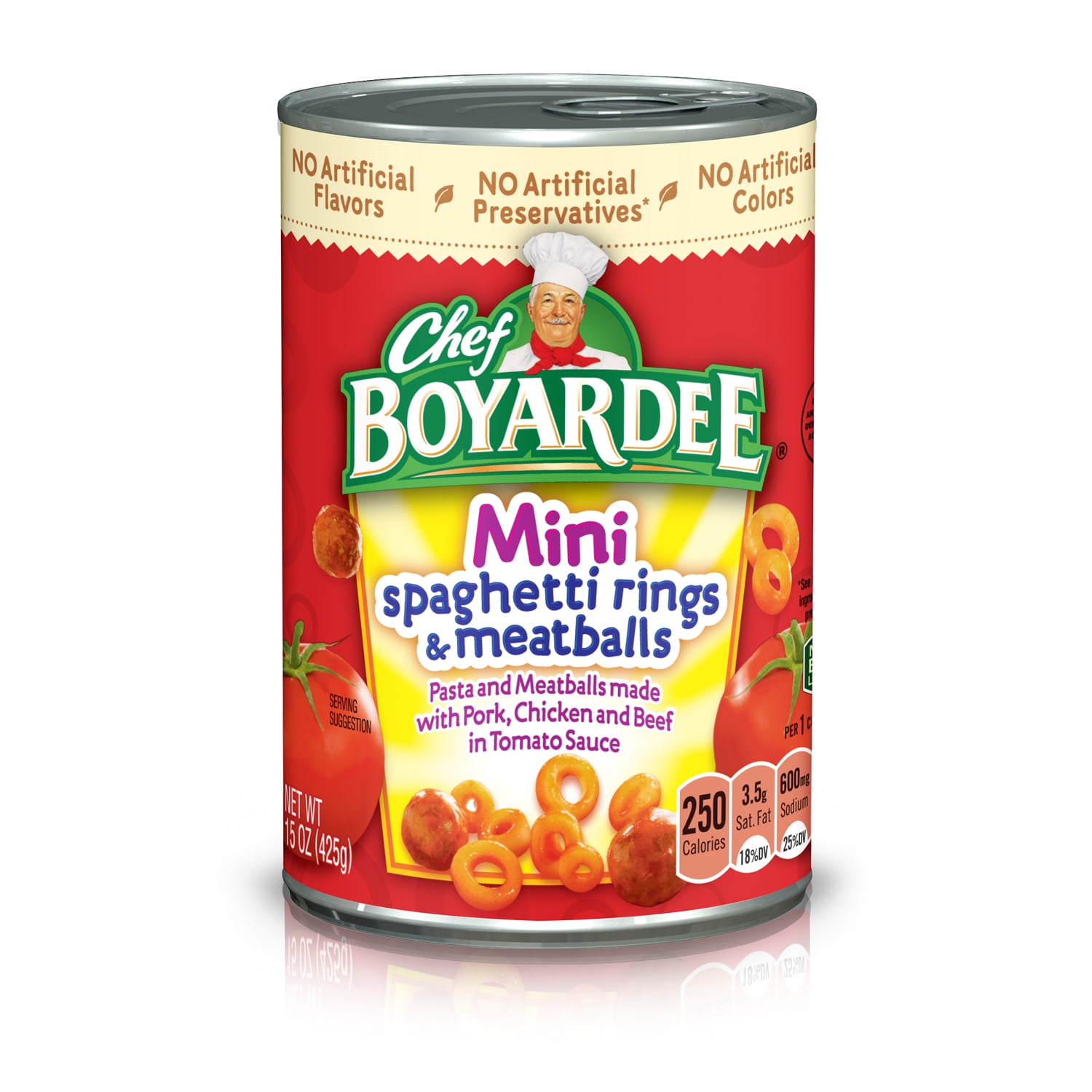 Chef Boyardee Mini Spaghetti Rings and Meatballs, 15 oz – Walmart