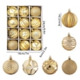 thumbnail image 3 of Qwtwty 12 Pcs Christmas Ball Ornaments Set, Shatterproof Christmas Hanging Baubles with Gift Box Packaging for Xmas Tree Home Holiday Party Decor, 3 of 7