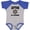 Baseball Heather and Royal, variant on Inktastic Captain in Training Boys or Girls Baby Bodysuit